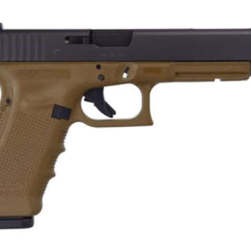 Glock G34 G4, 9mm, 5.3", 10rd, Flat Dark Earth Frame, Black Slide - Handsguns - American Guns & Ammo