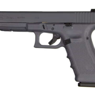 Glock G34 G4 9mm, 5.31", 17rd, Full Gray Finish - Handsguns - American Guns & Ammo
