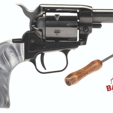 Heritage Rough Rider Barkeep, .22 LR, 2" Barrel, Pearl Grips, Blued, 6rd - Handsguns | American Guns & Ammo