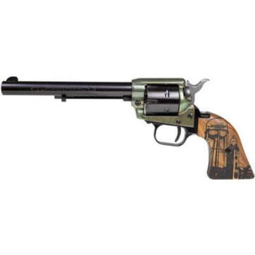Heritage Rough Rider .22LR/22 Mag, 6.5" Barrel, Case Hardened, Bainbridge, 6rd - Handsguns | American Guns & Ammo