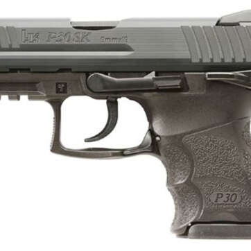 HK P30SK V3 9mm, 3.27" Barrel, Fixed Sights, Thumb Safety, Black, 10rd/13rd - Handsguns | American Guns & Ammo
