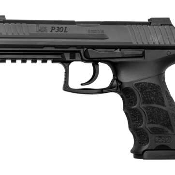 HK P30L V3 9mm, 4.45" Barrel, Night Sights, Decocker, Black, 3x 17rd - Handsguns | American Guns & Ammo
