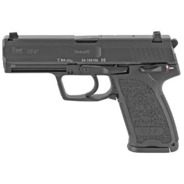 HK USP V1 SA/DA 9mm, 4.25" Barrel, Safety/Decocker, Fixed Sights, Black, 10rd - Handsguns | American Guns & Ammo