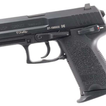 HK USP Compact V1, 9mm, DA/SA, 3.58" Barrel, 10rd, CA Compliant, Night Sights - Handsguns | American Guns & Ammo