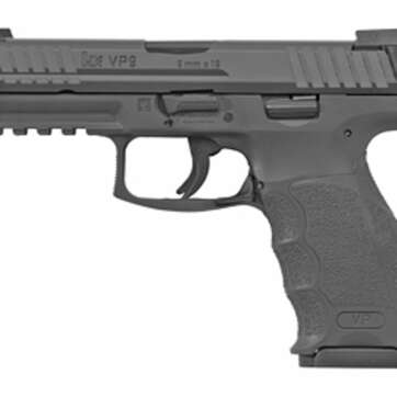 HK VP9 Standard 9mm, 4" Barrel, Black, Night Sights, 3x17rd Mags - Handsguns - American Guns & Ammo