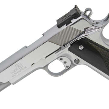 Iver Johnson 1911 Eagle XLC 10mm, 6", High Polish, Long Slide, Diamondwood Walnut Logo Grip, 8rd - Handsguns | American Guns & Ammo