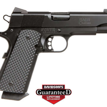 Les Baer 1911 Black Baer 9mm 4.25" Barrel Combat Night Sights 9rd Mag - Handsguns | American Guns & Ammo