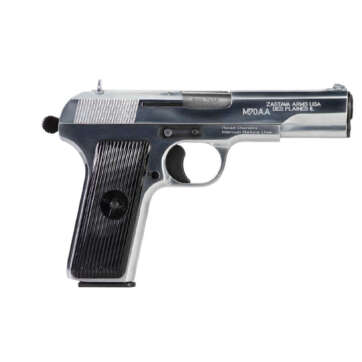 Zastava M70AA Tokarev, Soviet TT Type 9mm, 4.5" Barrel, Chromed Finish, 8rd Mag - Handsguns | American Guns & Ammo