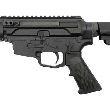 MCM Firearms DS9-S Side Charging Pistol, 9mm, 5" Barrel, MP5 Mag, Black Cerakote - Handsguns | American Guns & Ammo