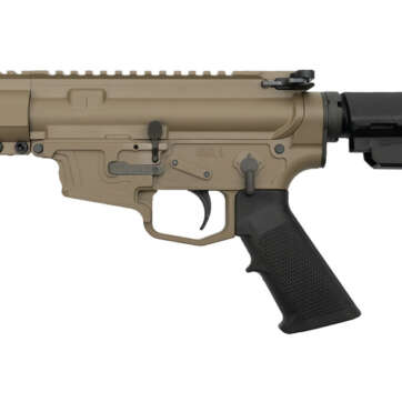 MCM DS9-S 9mm Pistol, Rear Charging, 5" Barrel, MP5 Mag, FDE Cerakote - Handsguns | American Guns & Ammo