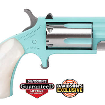 North American Arms NAA Pug 22mag 1" Heavy Barrel Turquoise Cerakote - Handsguns | American Guns & Ammo