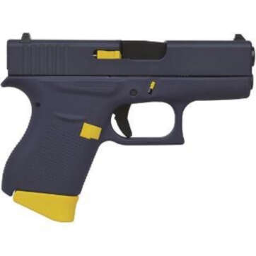 Glock 43 9mm, 3.39",, , FS, Navy Tribute Cerakote, 6 rd - Handsguns - American Guns & Ammo