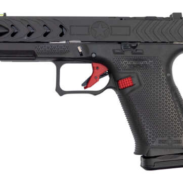 POF P19 Gentlemens Series Gen4 9mm Pistol, Glock 19 Compatible Slide, Custom Frame, Black - Handsguns | American Guns & Ammo