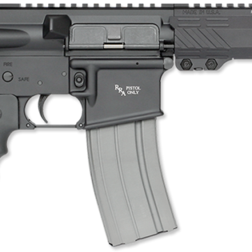 Rock River Arms LAR-15 A4 Pistol 223 Rem,5.56 NATO 10.5" Barrel Black Hogue Rubber SB Tactical Arm Brace - Handsguns | American Guns & Ammo