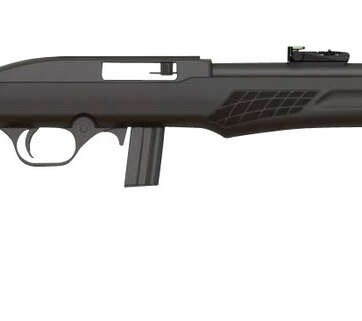 Rossi RS22 .22 LR, 18" Barrel, Fiber Optic Sights, Synthetic Stock, Black, 10rd - Uncategorized | American Guns & Ammo