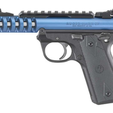 Ruger, Mark IV Lite, 22/45 22LR, 4.4" Threaded Barrel, Polymer Frame, Blue Anodized Finish, Checkered Grips, Adjustable Rear Sight, 10Rd - Handsguns | American Guns & Ammo