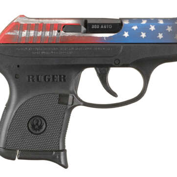 Ruger LCP, Semi-automatci Pistol, Centerfire, 380ACP, 2.75" Barrel, American Flag Slide Finish, Alloy Steel Slide, Nylon Frame, Integral Sights, 6Rd - Handsguns | American Guns & Ammo