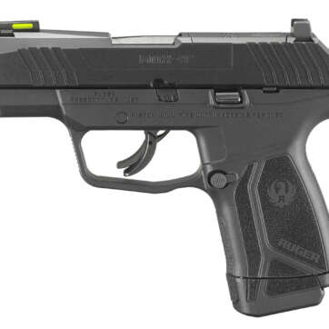 Ruger, MAX-9, Semi-automatic, Striker Fired, Sub-Compact, 9mm, 3.2" Barrel, Black Oxide Finish, Polymer Frame, No Thumb Safety, Optic Ready, Front TFO Night Sight, 2 10rnd - Handsguns | American Guns & Ammo