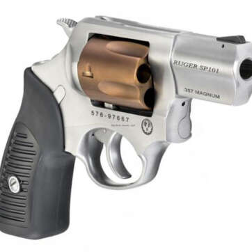 Ruger SP101 Limited Edition 357/38 Spl, 2.25" Barrel, Rose Gold Cylinder, Rubber Gri-p, 5rd - Handsguns | American Guns & Ammo