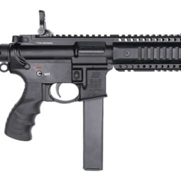 SAR 109T AR-9 Pistol 9mm, 8.6" Barrel, Flip-Up Sights, Black, 3x 30rd Mags - Handsguns | American Guns & Ammo
