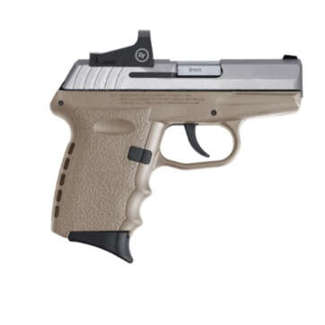 SCCY CPX-2 9mm, 3.1" Barrel, CT RDS, SS/FDE, 10rd - Handsguns | American Guns & Ammo