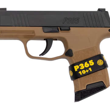 Sig P365 Holster Combo, 9mm, 3.1" Barrel, XRAY3, Black/Coyote, 10rd - Handsguns | American Guns & Ammo