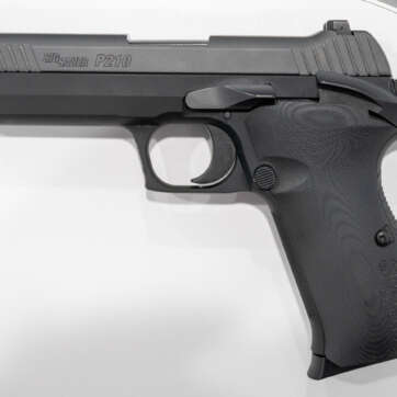 Sig P210 Carry 9mm, Single Action, G10 Grips, Night Sights, Black - Handsguns | American Guns & Ammo