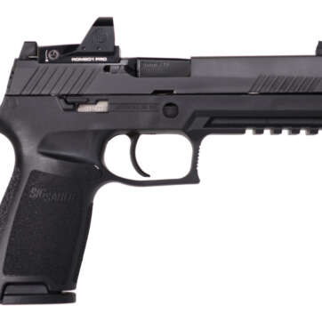 Sig P320 Full Size RXP 9mm, 4.7" Barrel, Romeo1 Pro Reflex, Fixed Sights, Black, 10rd - Handsguns | American Guns & Ammo