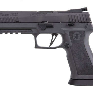 Sig P320 XFIVE Legion 9mm, 5" Bull Barrel, Dawson Precision Sights, Gray, Mag Coupon, 1x 17rd - Handsguns | American Guns & Ammo