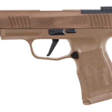 Sig P365XL NRA Edition 9mm, 3" Barrel, Xray3, Coyote Tan, NRA Coin, 2x 12rd/1x 15rd - Handsguns | American Guns & Ammo