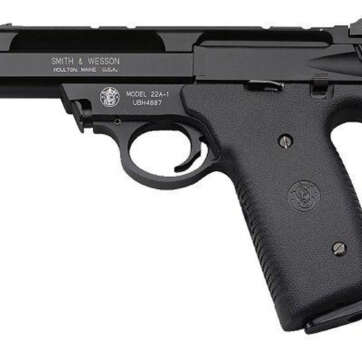 Smith and Wesson 22A 22LR, 4 Inch, Black, Adjustable Sights, Polymer Grips, 10rd Mags - Handsguns | American Guns & Ammo