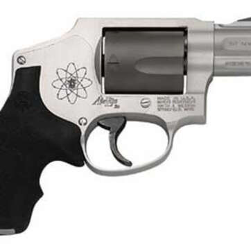 Smith & Wesson 340SCPD Airlite 357Mag, 1 7/8 Inch, Black/Gray, Fixed Sights, Rubber Grips, Scandium, 5rd - Handsguns | American Guns & Ammo