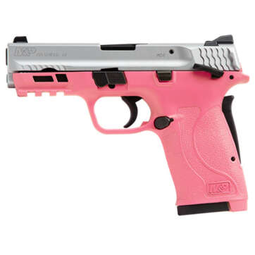 Smith & Wesson M&P Shield EZ .380 ACP, 3.6" Barrel, Prison Pink, Silver Slide, 8rd - Handsguns | American Guns & Ammo