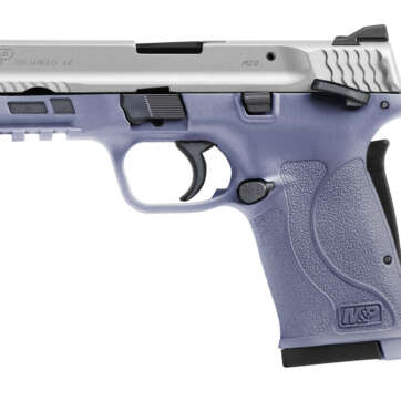 Smith & Wesson M&P Shield EZ 380, 3.6" Barrel, Orchid Frame, Satin Alum Cerakote Slide, 8rd - Handsguns | American Guns & Ammo