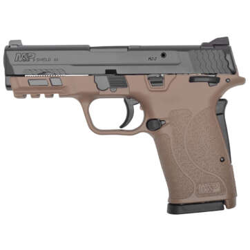 Smith & Wesson M&P Shield EZ 2.0 9mm, 3.675" Barrel, FDE Frame, Black Slide - Handsguns | American Guns & Ammo