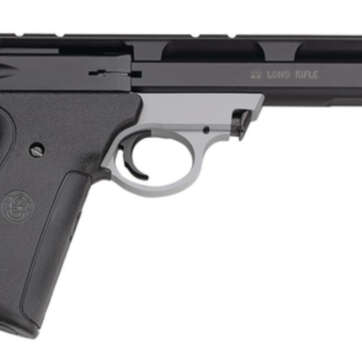 Smith and Wesson 22A 22LR, 5.5 Inch, Adjustable Sights, Black/Gray Finish - Handsguns | American Guns & Ammo
