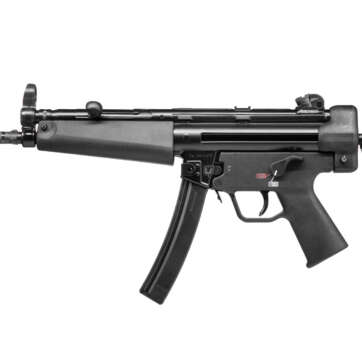 HK SP5 9mm, 8.9" Barrel, Aluminum, Black, Threaded, Ambidextrous Safety, 2x30rd - Handsguns | American Guns & Ammo