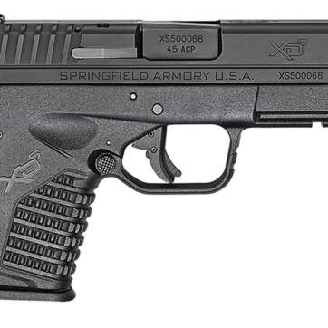 Springfield XD-S .45 ACP, 4" Barrel, FO Front/Dovetail Rear, Black, 5rd - Handsguns | American Guns & Ammo