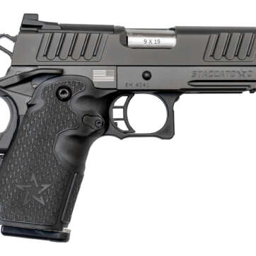 Staccato C 9mm, 3.9" Bull Barrel, Dawson Precision Sights, DLC, 3x 8rd - Handsguns | American Guns & Ammo