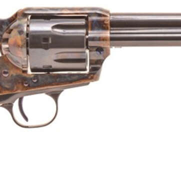 Standard Mfg Single Action Revolver 45 Colt 5.5" Barrel, Blue/Case Hardened, Walnut 2 Pc Grip - Handsguns - American Guns & Ammo