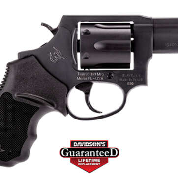 Taurus, 856, Revolver, Small Frame, .38 Special, 2" Barrel, Steel Frame, Black, Rubber Grips, Fixed Sights, 6 Round - Handsguns | American Guns & Ammo