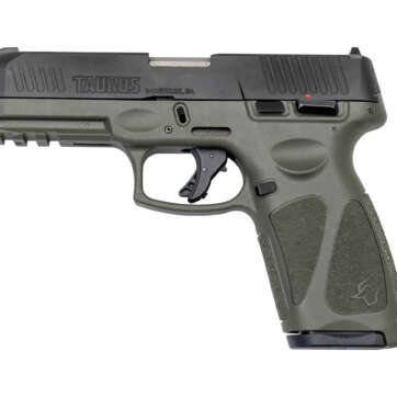 Taurus G3 9mm, 4" Barrel, Adj. Rear/White Dot Front, OD Green, 15rd/17rd - Handsguns | American Guns & Ammo