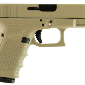 Glock G19 Gen4 9mm, 4" Barrel, Desert Tan Finish 15rd Mag - Handsguns | American Guns & Ammo