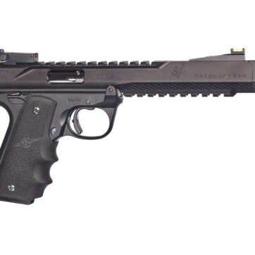 Volquartsen Black Mamba, 6" Barrel, Hi-Viz Front Sight, Single Port Comp, Black Anodized Aluminum - Handsguns | American Guns & Ammo