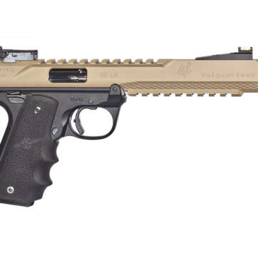 Volquartsen Black Mamba, 6" Barrel, Hi-Viz Front Sight, Single Port Comp, Cerakote, Flat Dark Earth - Handsguns | American Guns & Ammo
