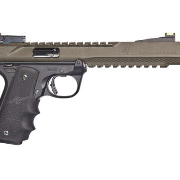 Volquartsen Black Mamba, 6" Barrel, Hi-Viz Front Sight, Single Port Comp, Cerakote OD Green - Handsguns | American Guns & Ammo