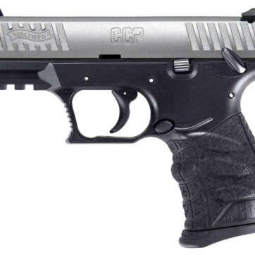 Walther CCP M2 9mm, 3.54" Barrel, 3-Dot Sights, Stainless/Black, 8rd - Handsguns | American Guns & Ammo