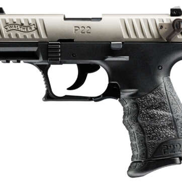 Walther P22 Q .22 LR, 3.42" Barrel, Black/Nickel, 10rd - Handsguns | American Guns & Ammo