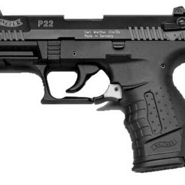 Walther P22 22LR, 3.4" Barrel, Blued, 10rd Mags - Handsguns | American Guns & Ammo
