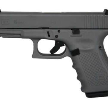 Glock 19 Gen4, 9mm, 15rd, Hot Gray Cerakote Finish, US Made 15 Rd Mag - Handsguns | American Guns & Ammo